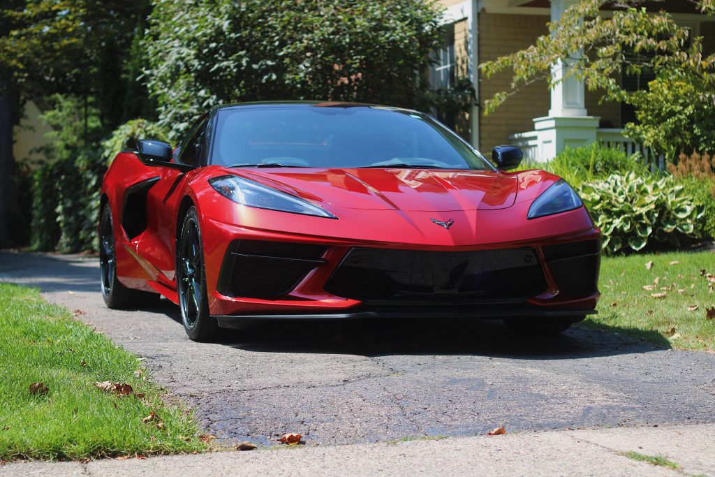 Corvette C8 Stingray paint correction and ceramic coating in Nassau County, Florida