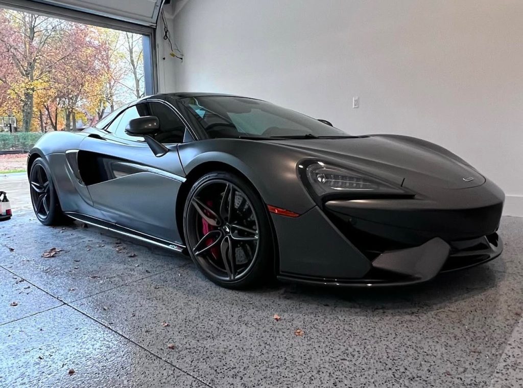 McLaren 570S Spider ceramic coating and detailing on Amelia Island, Florida